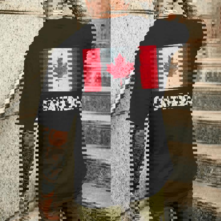 カナダ国旗ジャージ、カナダ。 メンズTシャツ バックプリント 彼への贈り物