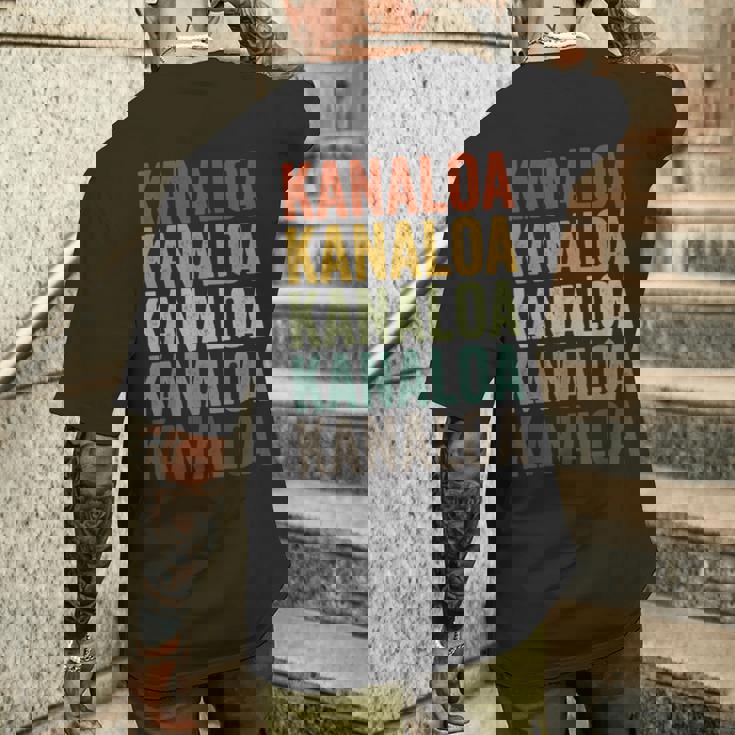 カナロア ハワイ ハワイアン 海の神 メンズTシャツ バックプリント 彼への贈り物