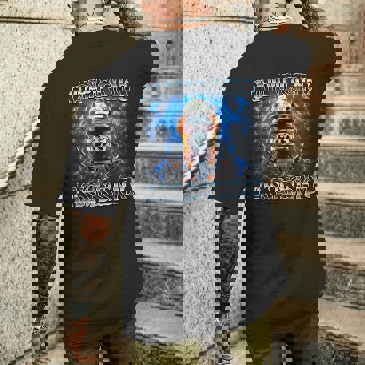 カプチーノ・アサシーノ イタリアンブレインロットミーム メンズTシャツ バックプリント 彼への贈り物