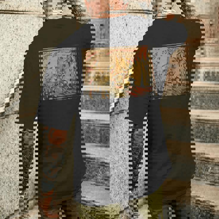 カリガリ博士の内閣ポスター1919 メンズTシャツ バックプリント 彼への贈り物