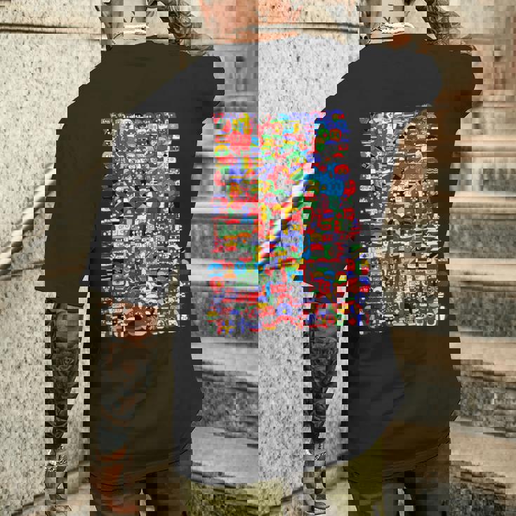 カントリーボール 世界の旗 メンズTシャツ バックプリント 彼への贈り物