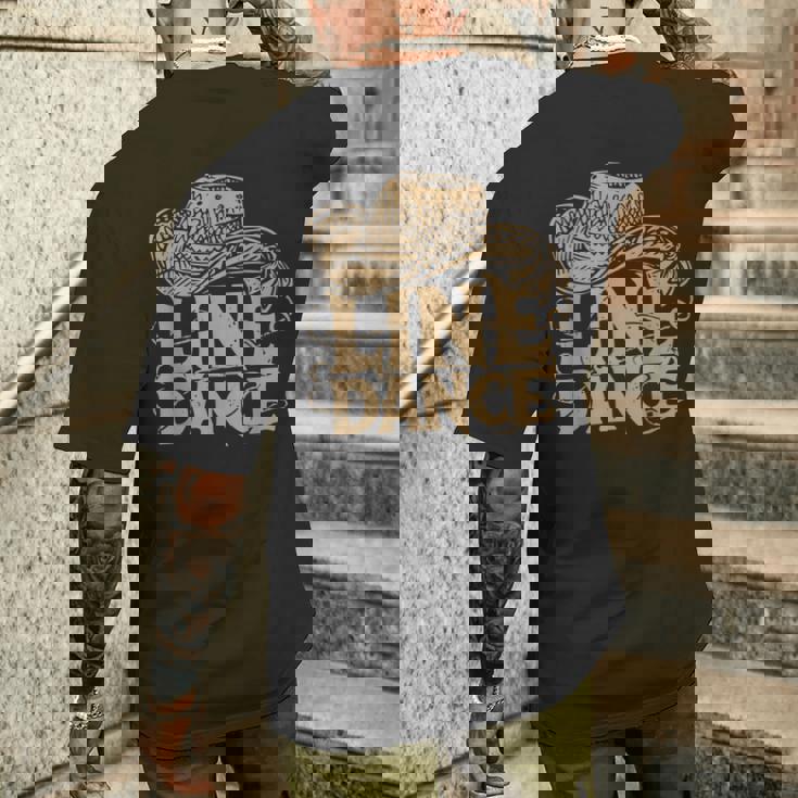 カントリー・ウエスタンのラインダンス メンズTシャツ バックプリント 彼への贈り物