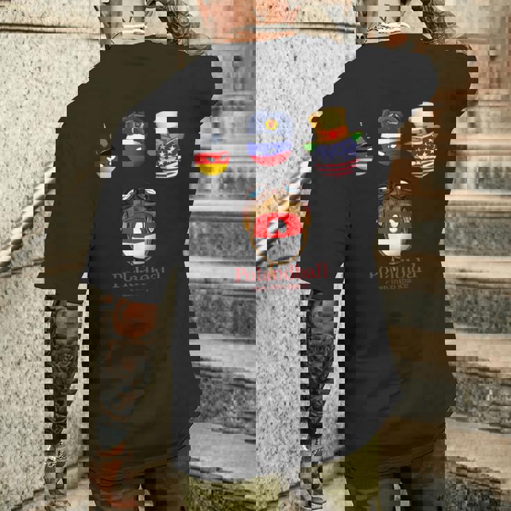 カントリー・ボール メンズTシャツ バックプリント 彼への贈り物