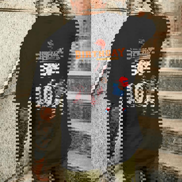 キッズ 10歳の誕生日 野球選手 ダビングボーイ 10歳 メンズTシャツ バックプリント 彼への贈り物