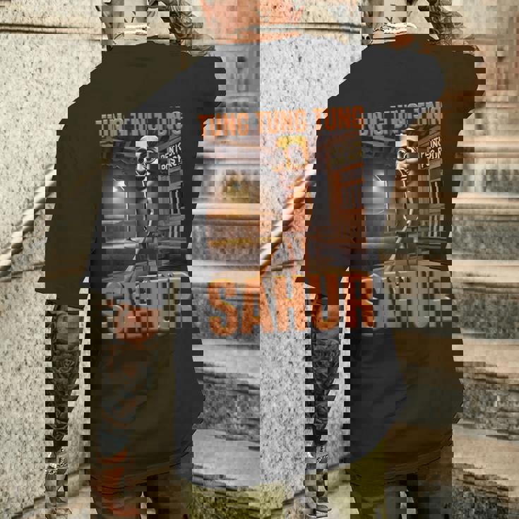 キッズ トレンド ミーム ブレイン イタリアン トゥング トゥン サフール メンズTシャツ バックプリント 彼への贈り物