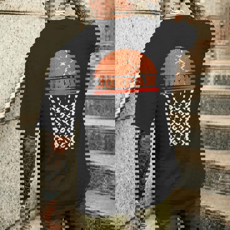 キッズ バスケットボールtシャツ ジョーダン カスタムネームギフト 男の子、若者向け メンズTシャツ バックプリント 彼への贈り物