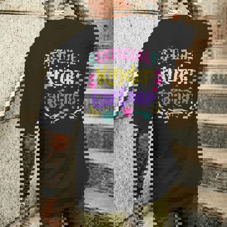 キッズ 公式 幼稚園 レトロ 入園初日 メンズTシャツ バックプリント 彼への贈り物