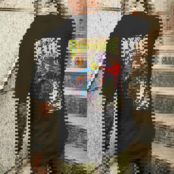 キャプテンフューチャー ヴィンテージfパルプアート メンズTシャツ バックプリント 彼への贈り物