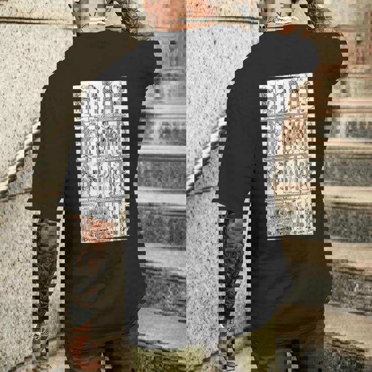 キャラクターモンタージュクリスマスキャロルtシャツ-ヴィンテージスクルージ メンズTシャツ バックプリント 彼への贈り物