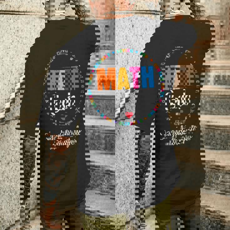 キュートな数学コーチティーシャツ 数学オタク メンズTシャツ バックプリント 彼への贈り物