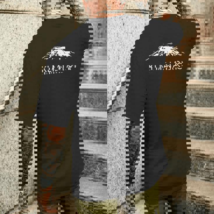 キリマンジャロ メンズTシャツ バックプリント 彼への贈り物