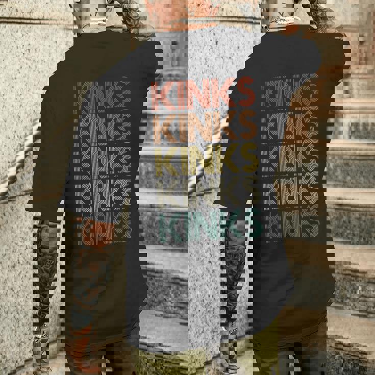 キンクス ヴィンテージ レトロ メンズTシャツ バックプリント 彼への贈り物