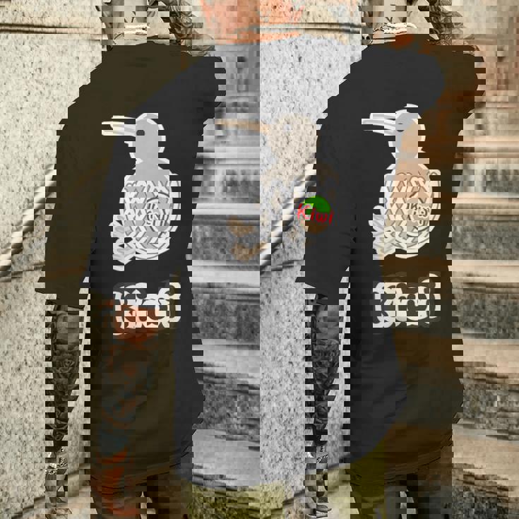 キーウィ《フルーツキャップ 果物ネット》【どうぶつフレンズ】鳥 動物 ゆるくて かわいい メンズTシャツ バックプリント 彼への贈り物