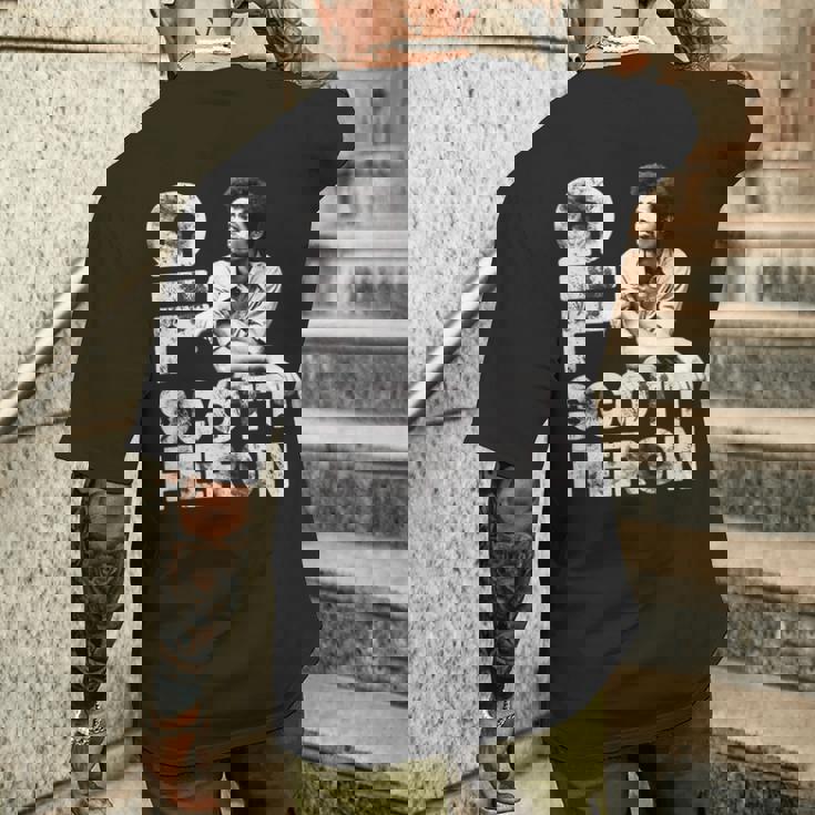 ギルスコットヘロン_003 メンズTシャツ バックプリント 彼への贈り物