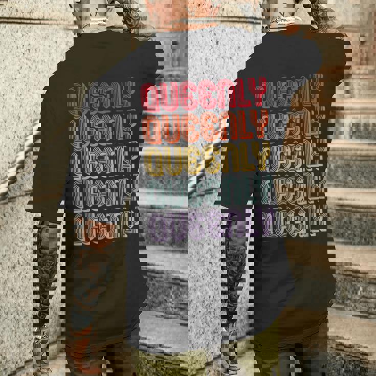 クィーンリー メンズTシャツ バックプリント 彼への贈り物