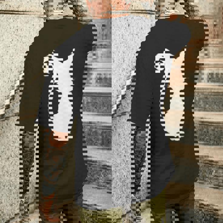 クイズrpg 魔法使いと黒猫のウィズ メンズTシャツ バックプリント 彼への贈り物