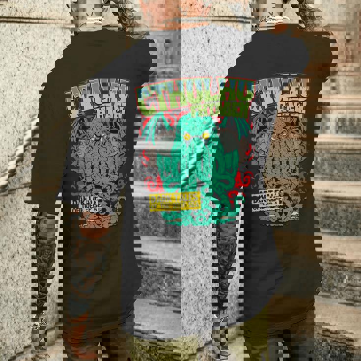 クトゥルフ ダークテイルズ オブ ザ ディープシー アイドル メンズTシャツ バックプリント 彼への贈り物