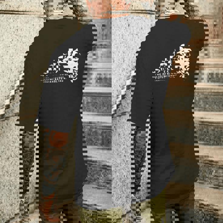 クトゥルフ神話 進化論 ラブクラフト ロールプレイ メンズTシャツ バックプリント 彼への贈り物