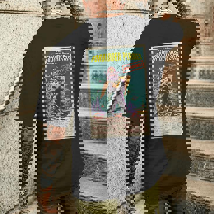 クラシックヴィンテージホラーレトロムービーポスターコレクターズtシャツ メンズTシャツ バックプリント 彼への贈り物