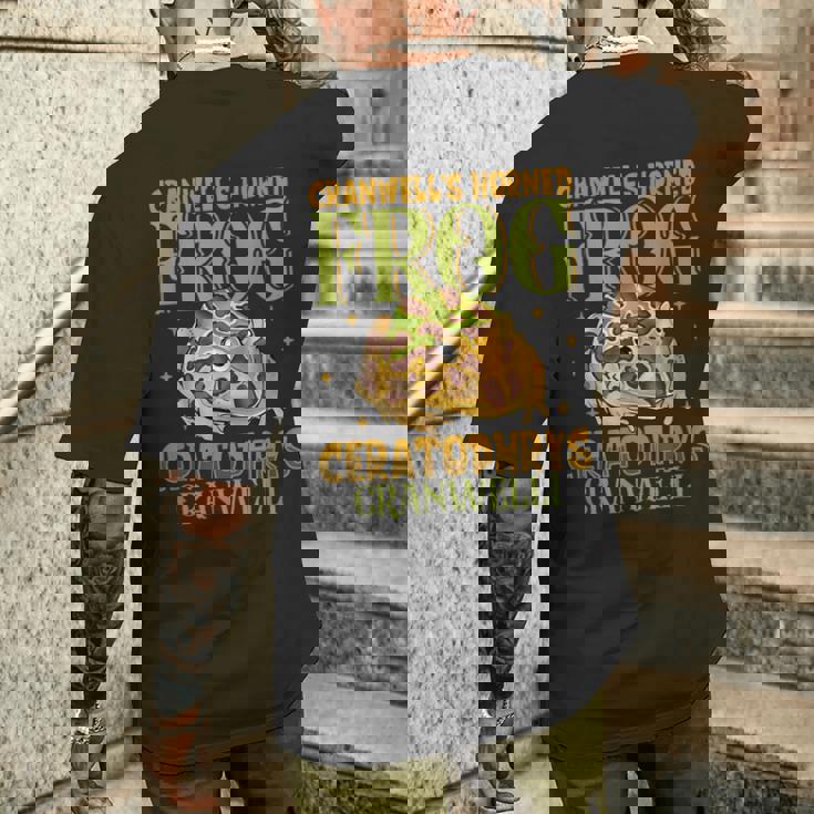 クランウェルツノガエル メンズTシャツ バックプリント 彼への贈り物