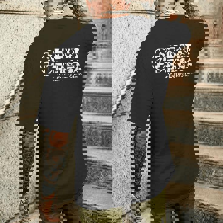 クラヴマガ 格闘技 護身 メンズTシャツ バックプリント 彼への贈り物