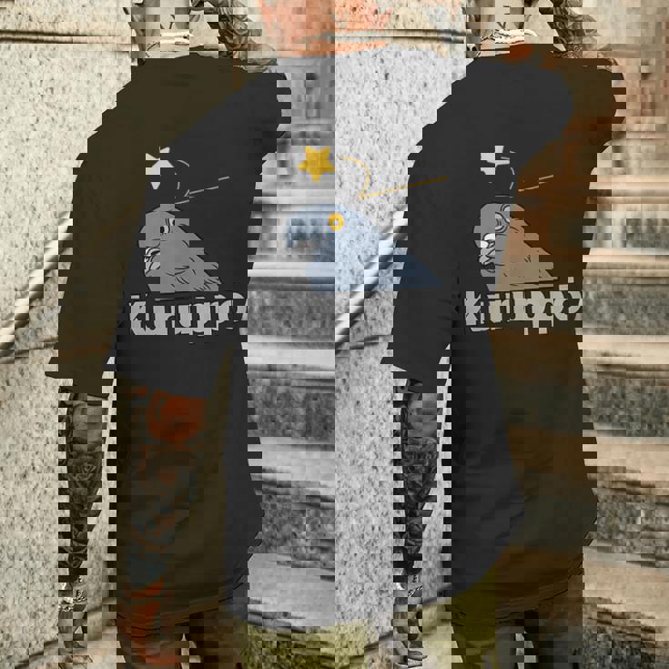 クルッポー（ハト） メンズTシャツ バックプリント 彼への贈り物