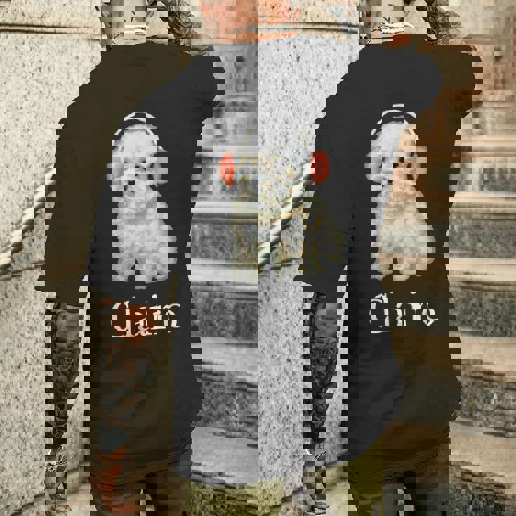 クレイロは犬と言う メンズTシャツ バックプリント 彼への贈り物