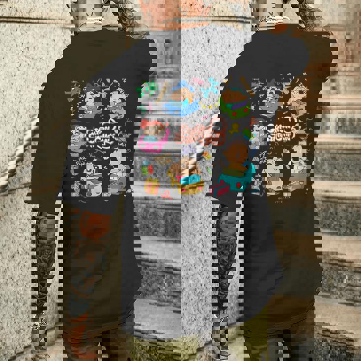 クレヨンしんちゃん かすかべ防衛隊 Party Time メンズTシャツ バックプリント 彼への贈り物