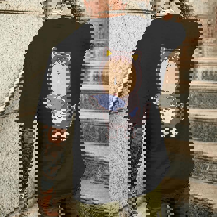 クレヨンしんちゃん こねこのおゆうぎ会 ボーちゃん メンズTシャツ バックプリント 彼への贈り物