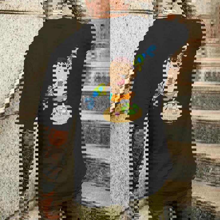 クレヨンしんちゃん カスカベ防衛隊！ウォーター！ ボーちゃん メンズTシャツ バックプリント 彼への贈り物