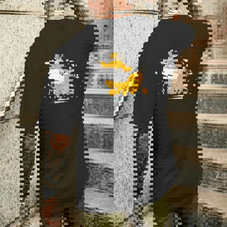 クレヨンしんちゃん シロ 雨降りおさんぽ メンズTシャツ バックプリント 彼への贈り物