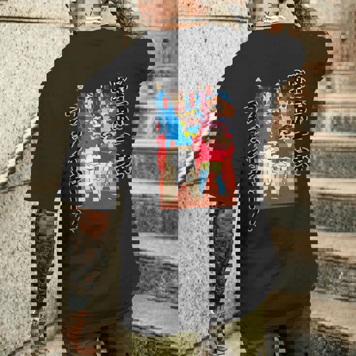 クレヨンしんちゃん 野原一家ファイヤー！！ メンズTシャツ バックプリント 彼への贈り物