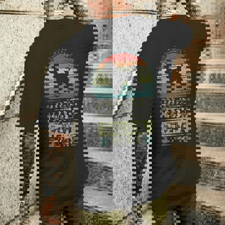 クールなプードル・パパ、父の日 メンズTシャツ バックプリント 彼への贈り物