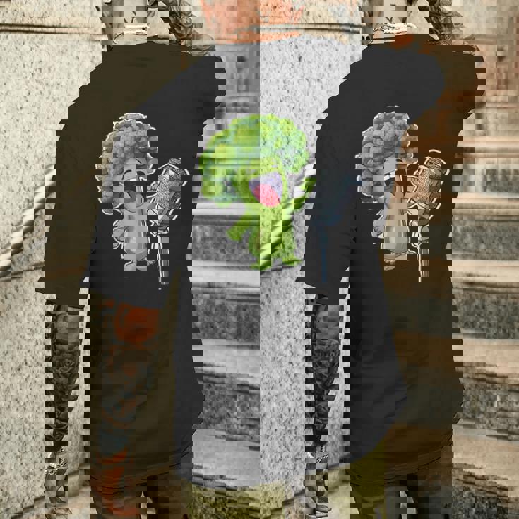 クールブロッコリー ベジタリアン ビーガン ベジタブルフード メンズ レディース メンズTシャツ バックプリント 彼への贈り物