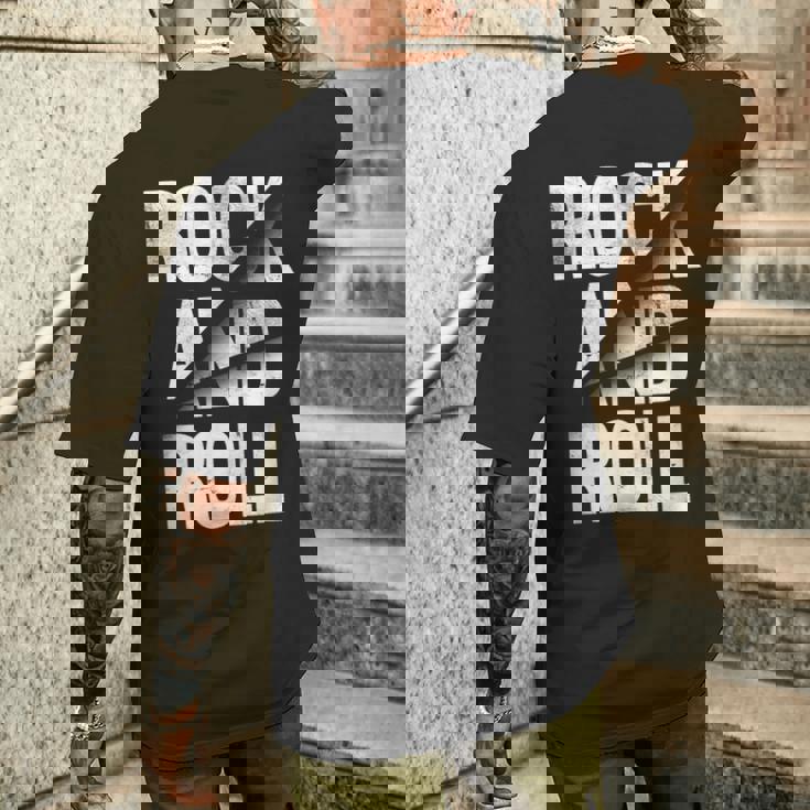 クールヴィンテージロックンロールtシャツ ブラック ミュージックロックンロール メンズTシャツ バックプリント 彼への贈り物