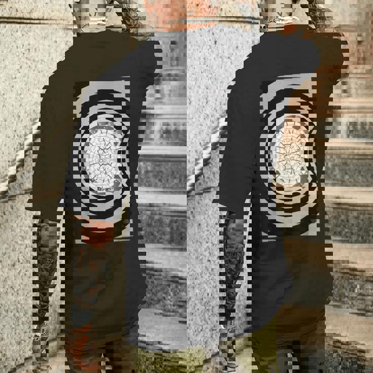 グッゲンハイム美術館 建築愛好家 ブラック&ホワイトデザイン メンズTシャツ バックプリント 彼への贈り物