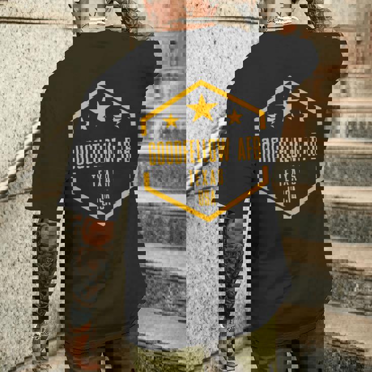 グッドフェロー空軍基地 メンズTシャツ バックプリント 彼への贈り物