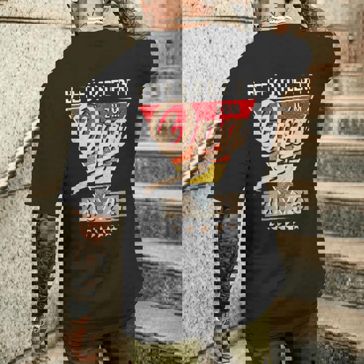 グランパ2025に昇格-ベストグランパ メンズTシャツ バックプリント 彼への贈り物