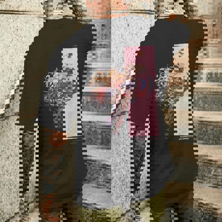 グランブルーファンタジーヴァーサス -ライジング- カリオストロ メンズTシャツ バックプリント 彼への贈り物