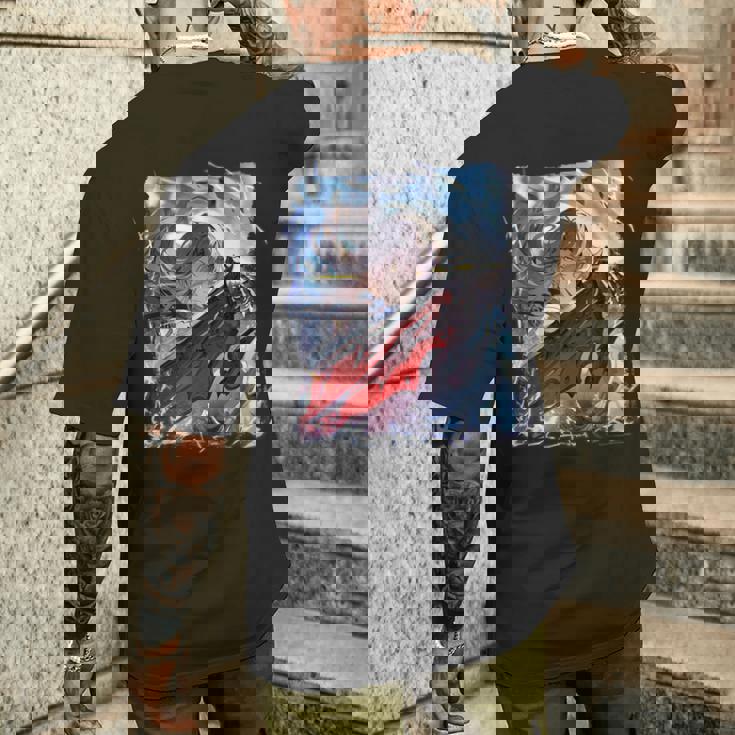 グランブルーファンタジーヴァーサス -ライジング- ジークフリート（2） メンズTシャツ バックプリント 彼への贈り物