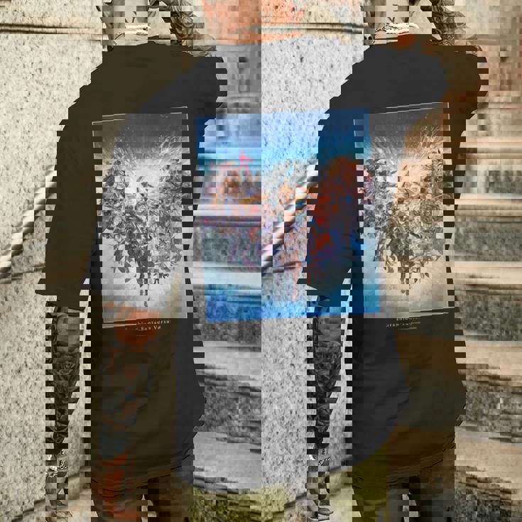 グランブルーファンタジーヴァーサス パッケージアート メンズTシャツ バックプリント 彼への贈り物