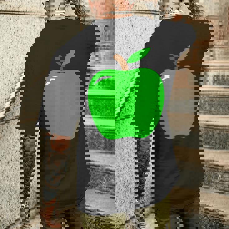 グリーンアップル メンズTシャツ バックプリント 彼への贈り物