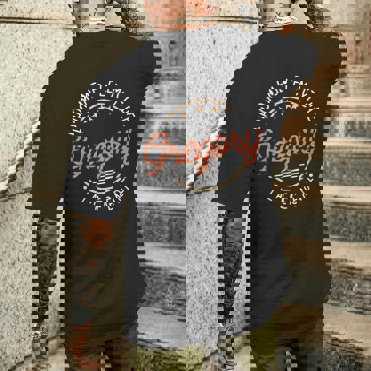 メンズ グレゴリーギフトアイデア メンズTシャツ バックプリント 彼への贈り物