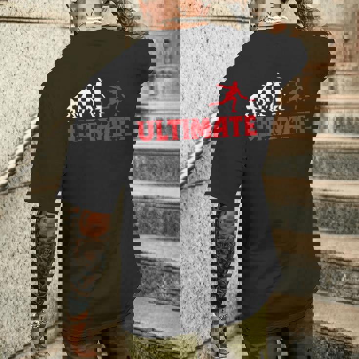グレートアルティメットフリスビーエボリューションギフト メンズTシャツ バックプリント 彼への贈り物
