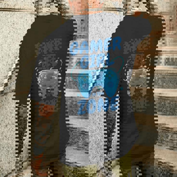 ゲーマー・ガール・イン・ザ・ゾーン メンズTシャツ バックプリント 彼への贈り物