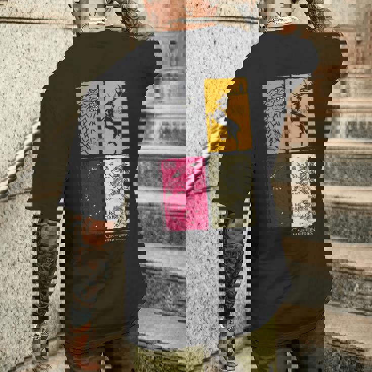 ゲーム・オブ・スローンズ Winter Is Coming メンズTシャツ バックプリント 彼への贈り物