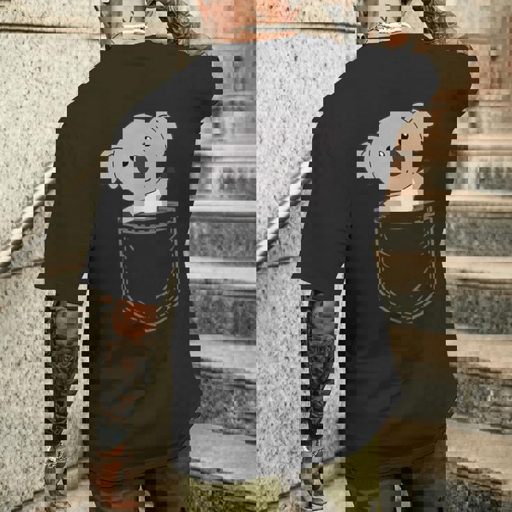 コアラ クマ コアラ コアラ クマ コアラ クマ かわいい 動物 コアラ メンズTシャツ バックプリント 彼への贈り物