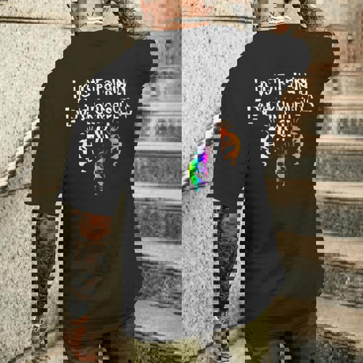 ココペリtシャツ ネイティブアメリカン タトゥースタイル ココペリ メンズTシャツ バックプリント 彼への贈り物