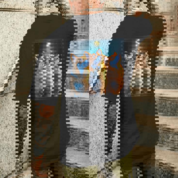 コーギー 面白いtシャツ 犬 かわいい メンズ 子供 おもしろ 服 雑貨 グッズ ネタ わんこ イヌ メンズTシャツ バックプリント 彼への贈り物