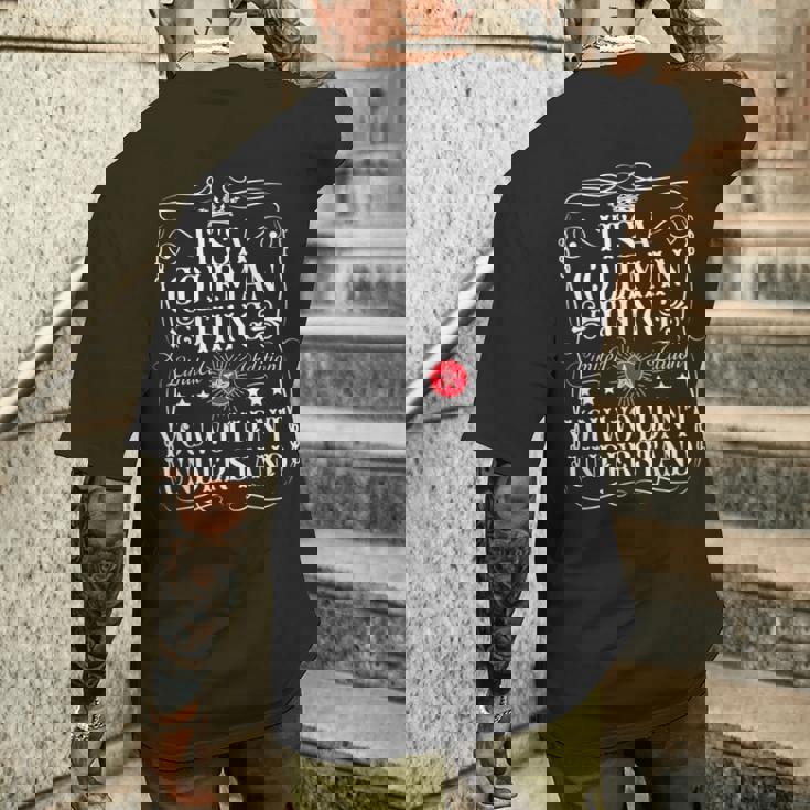 コールマン 名前 Its A Coleman Thing You Wouldn't Understand メンズTシャツ バックプリント 彼への贈り物